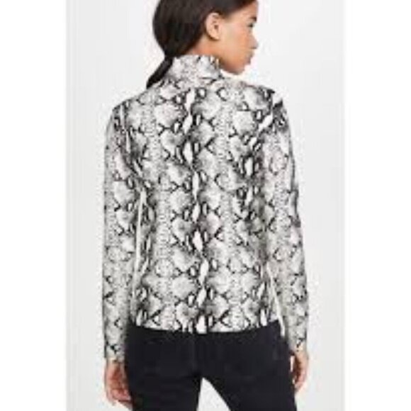 NWT 525 America Python Mock Neck Top, size small - Picture 2 of 10
